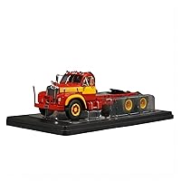 Scale Car Models for Mack B 61 1953 1:43 Truck Trailer Limited Edition Static Car Model Die Cast Vehicle Collection Pre-Built Model Vehicles