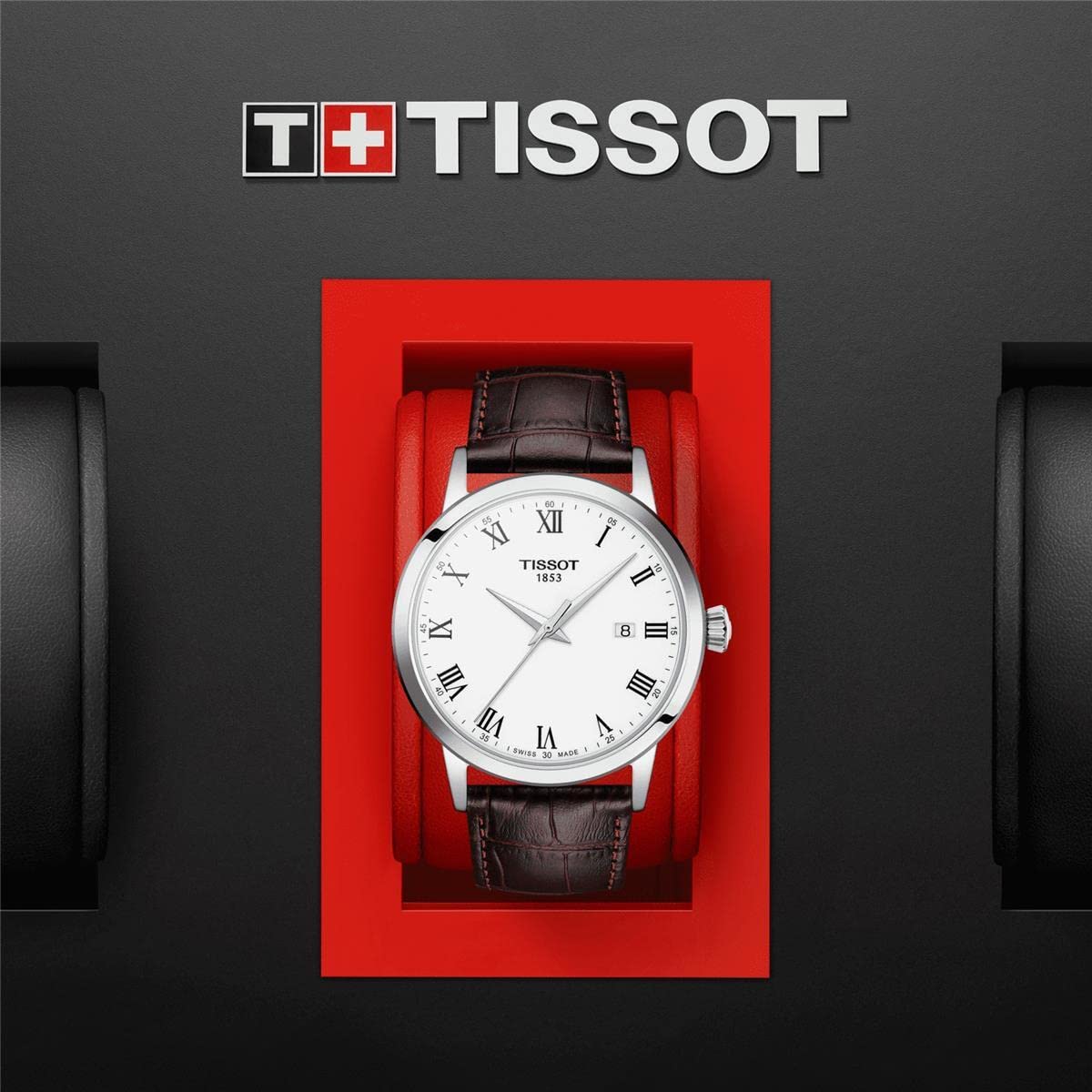 Tissot Mens Classic Dream Stainless Steel Dress Watch