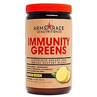 Arms Race Nutrition Immunity Greens Superfood Greens and Immune Support Blend - 9.2 oz. (30 Servings) (Lemon Rush)