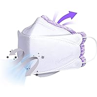 [20 Pack] Authentic [Air Queen] 3-Layers Nano-Filter Face Safety Mask for Adult [Individually Packaged] [Made in South Korea]