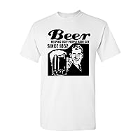 Beer Helping Ugly People Have Sex Since 1852 Adult T-Shirt Tee