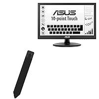 BoxWave Stylus Pouch Compatible with ASUS Monitor VT168HR (15.6 in) - Stylus PortaPouch, Stylus Holder Carrier Portable Self-Adhesive for ASUS Monitor VT168HR (15.6 in) - Jet Black