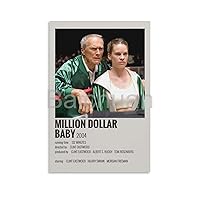 Million-dollar Baby Movie Promotional Poster Minimalist Poster for Home Living Room Wall Decoration1 Canvas Painting Wall Art Poster for Bedroom Living Room Decor 08x12inch(20x30cm) Unframe-style