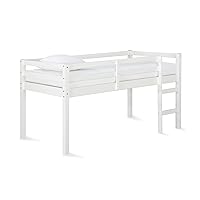 DHP Milton Junior Twin Loft Bed, White
