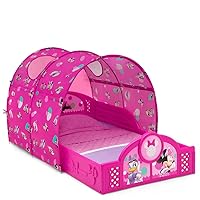 Delta Children Sleep and Play Toddler Bed with Tent, Minnie Mouse