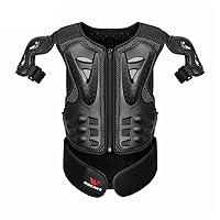Armor Undershirt Chest Back Motorcycle Armor Set Off-Road Bike Equipment Riding Protection Chest Spine Protection Shoulder Arm Elbow Suitable for Skating Snowbo