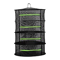 GRAC to Dry MESH Herbs Herbal Drying Counts 4 Layers Steel Steel Rings Zip Closure Petal Beans 60x80cm