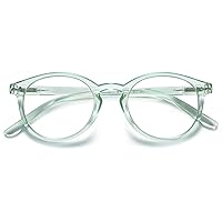 VEVESMUNDO Women Reading Glasses Round Stylish Vintage Floral Eyeglasses Spring Hinges Readers