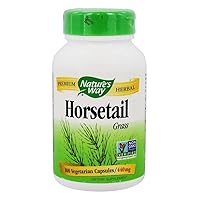 Nature's Way Premium Herbal Horsetail Grass 440 Mg, 100 Vcaps, 100 Count
