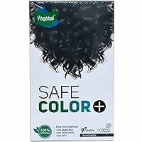 Vegetal Safe Hair Color - Burgundy 50gm - Certified Organic Chemical and Allergy Free Bio Natural Hair Color with No Ammonia Formula for Men and Women