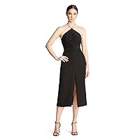HALSTON Women's Piper Dress with Crystal Trim