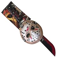 Rubie's Costume Co. Men's Friday The 13th: Jason Mask and Machete Set
