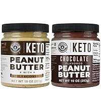Keto Peanut Butter and Keto Chocolate Peanut Butter by Left Coast Performance