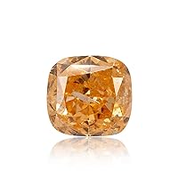 0.36 ct. GIA Certified Diamond, Cushion Modified Brilliant Cut, FY-O - Fancy Yellow-orange Color, Clarity Perfect To Set In Jewelry Ring Rare Gift Engagement