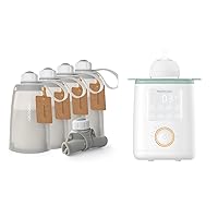 Momcozy Silicone Breastmilk Storage Bags & Nutrients Bottle Warmer