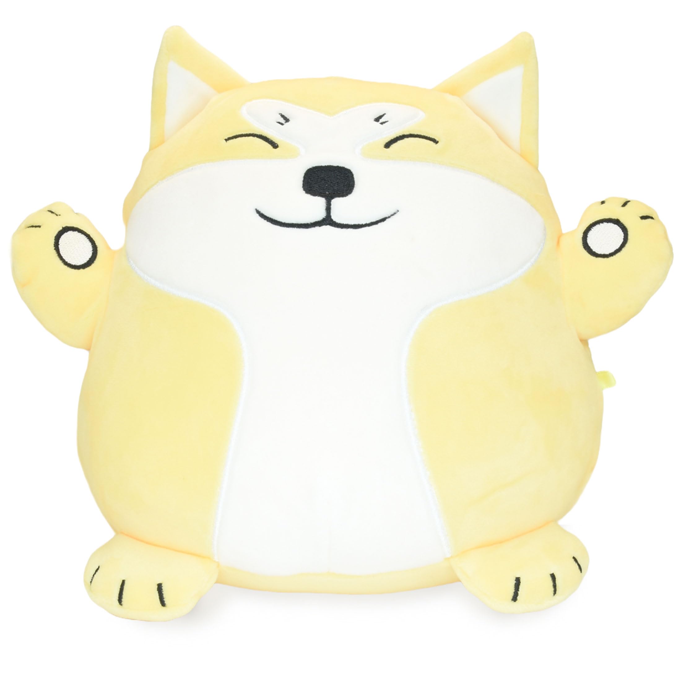 Hachibis Dog Stuffed Animal Plush Toy Akita Shiba Inu Ultra-Soft Squishy Kawaii Plushie Pillow for Kids - Adorable Valentine's Day Gift