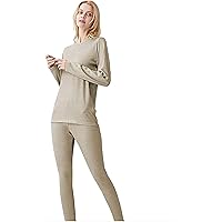 EMF Anti-Radiation Clothes, Electromagnetic Radiation Protective Women Close-Fitting Underwear Silver Fiber Long Underwear Household Casual Wear