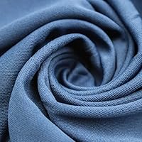 Texco Inc Solid Power Mesh Stretch Knit Athletic Wear Apparel, DIY Fabric, Blue Denim 1 Yard