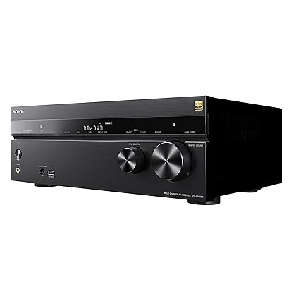 Sony STR-DN1080 7.2-ch Surround Sound Home Theater AV Receiver: 4K HDR, Dolby Atmos, Bluetooth, WiFi, Google Chromecast Black