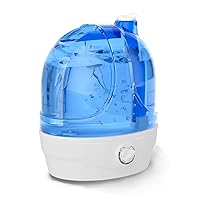 2.8L Large Capacity Ultrasonic Cool Mist Humidifier - Powerful Moisture Control for Comfortable Spaces, Lasts up to 30 Hours, Auto Shut-Off (BPA-Free)