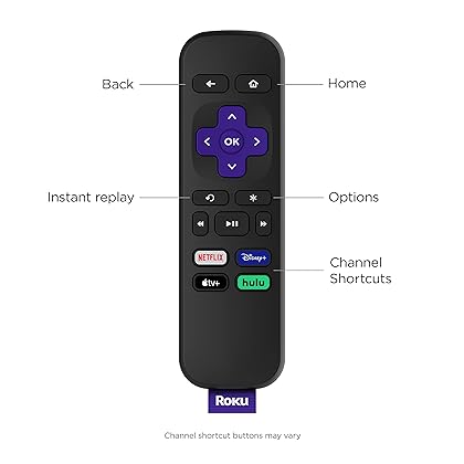 Roku Premiere | HD/4K/HDR Streaming Media Player with Simple Remote and Premium HDMI Cable, Black (Renewed)