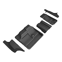 3D MAXpider Custom Fit Kagu Floor Mat (Black) Compatible with Tesla Model Y 7-Seater 2021-2024 - Third Row
