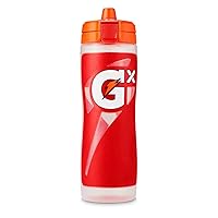 Kitchen Gx Bottle , Plastic, Red, 30oz