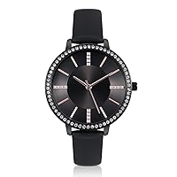 KIMOMT Women's Watches Leather Strap Luxury Quartz Watches Waterproof Fashion Creative Watch for Women Girls Ladies