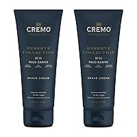 Barber Grade Palo Santo (Reserve Collection) Shave Cream, Astonishingly Superior Ultra-Slick Shaving Cream Fights Nicks, Cuts and Razor Burn, 6 Fl Oz (2 Pack)