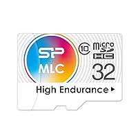 Silicon Power 32GB High-Endurance microSDHC CL10 MLC Memory Card