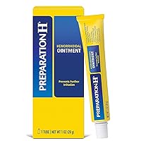 Preparation H Hemorrhoid Cooling Gel with Aloe 0.9 Oz and Ointment 1 Oz Relief Bundle