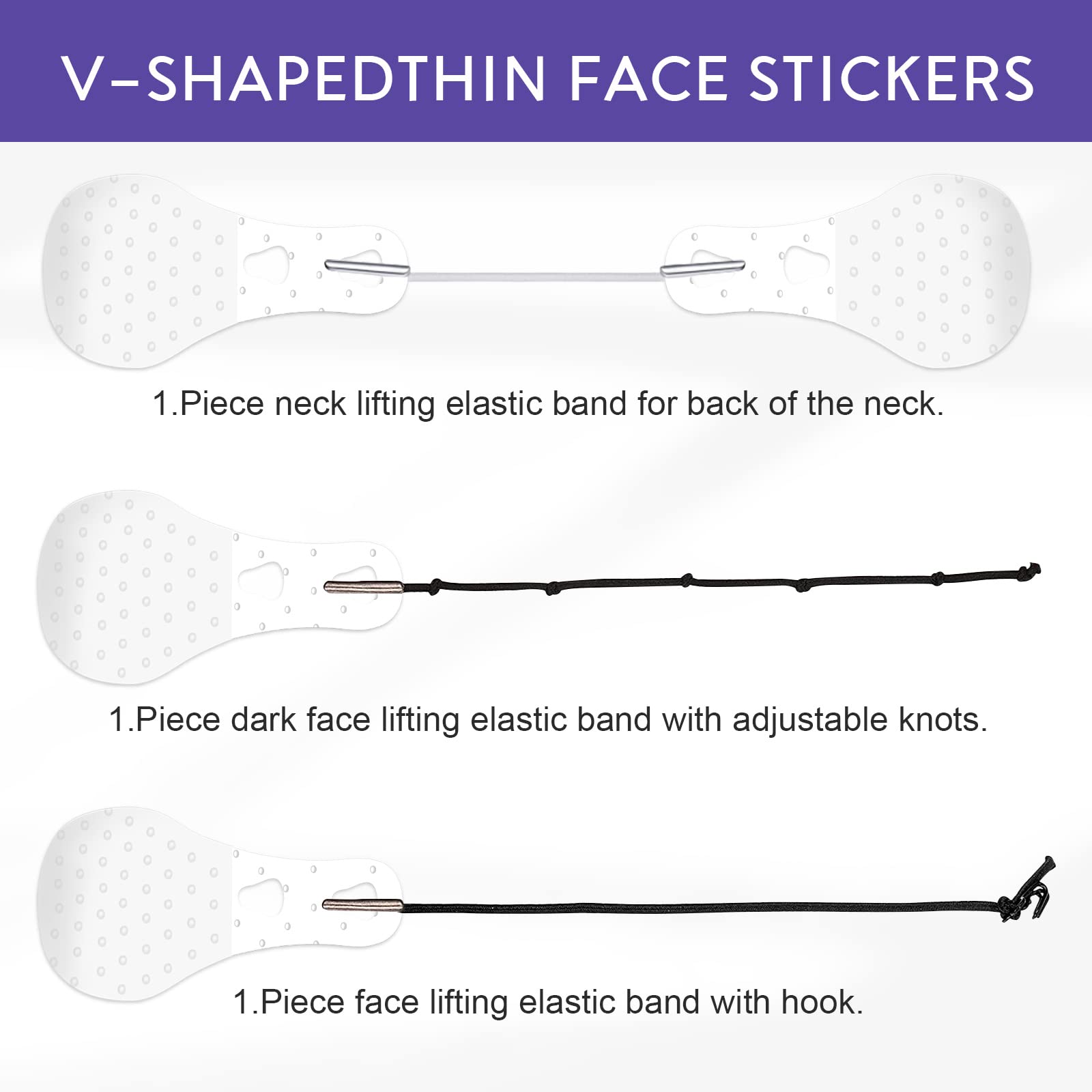 Vifycim Face Lift Tape, 40PCS Face Tape Ultra-thin Invisible Waterproof Makeup Tool to Hide Facial and Neck Wrinkles Lifting Saggy Skin 40 Count