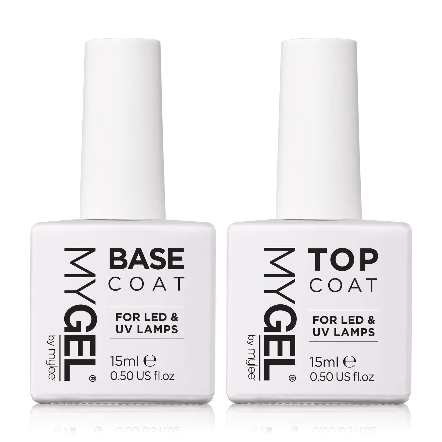 Mua MYGEL by Mylee Nail Gel Polish Top & Base Coat 2x15ml UV/LED Soak-Off  Nail Art Manicure Pedicure for Salon & Home Use - Lasts up to 2 Weeks, Easy  to Apply,