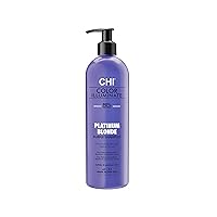 CHI Ionic Color Illuminate Shampoo Platinum Blonde 12oz, Platinum Blonde, 12 fluid_ounces
