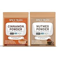 SPICE TRAIN, Cinnamon Powder (397g) + Nutmeg Powder (226g)