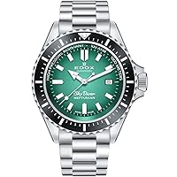 EDOX Men's Does not Apply 80120-3NM-VDN Skydiver Neptunian Automatic 44 mm 100ATM Watch