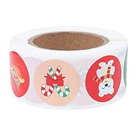 1 Roll DIY Gift Packing Paster cookie bags sticker Kraft Paper Gift Label gift wrapping label from santa stickers santa claus stickers labels Scrape Sticker Wall Sticker Christmas