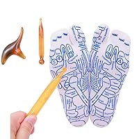 Reflexology Socks with Tools, Reflexology Socks with Trigger Point Massage Tool, Foot Reflexology Socks with Massage Tools for Foot Pain Relief at Home (Woman)