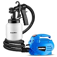 Moclever® Paint Sprayer, 800ml/min New Upgrade HVLP Electric Paint Gun with 3 Spray Patterns, Easy Spraying and Cleaning for Power Paint Sprayer,Adjustable Valve Knob, Quick Refill Lid Detachable Cont