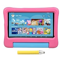 Kids Tablet, Toddler Tablets,7 inch 5G WiFi 6 Android 12, Full HD 1920x1200 IPS Screen, 2GB RAM 32GB ROM,Parental Controls for Learning Gaming,EVA Kids-Proof Case with Stylus