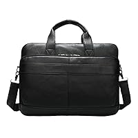 Men's Leather Briefcase Office Bags Genuine Leather Laptop Bags Totes Briefcase Handbags