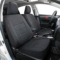 EKR Custom Fit Forester Car Seat Covers for Select Subaru Forester 2010 2011 2012 2013 - Neoprene (Black)