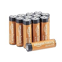 Amazon Basics 12 Pack AA Alkaline Batteries - Blister Packaging