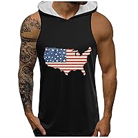 Cool American Flag Shirt Climbing Tank top Men Mens Sleeveless Muscle t Shirts Men's Workout tees Gym Tshirts for Men