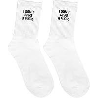 FUCK OFF Swear Word Curse Printed Stockings Novelty Crew Socks Funny Men Tube Stocking Gifts