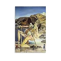 Salvador Dali Placard The Spectre of Sex Appeal Artworks Canvas Poster Room Aesthetic Wall Art Prints Home Modern Decor Gifts Framed-unframed 12x18inch(30x45cm)