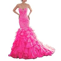 Tsbridal Beaded Mermaid Wedding Dress Sweetheart Light Pink Wedding Gowns
