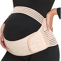 ChongErfei Pregnancy Belly Support Band Maternity Belt Pregnancy Support Belt for Back/Pelvic/Hip Pain,Maternity Belly Band Back Support(Fit Ab 39.5