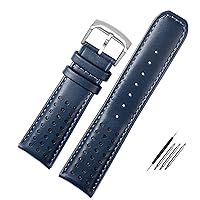 Genuine Leather Watch Strap for Citizen Blue Angel Generation AT8020-54L/JY8078 Second Generation Air Eagle Cowhide 22 23mm (Color : 25-12mm, Size : 22mm)