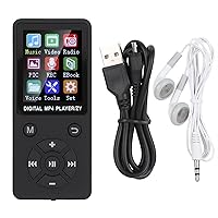 Pilipane T1 Bluetooth MP3 Player with 32G Memory,EightDiagram Tactics Buttons and Multi-Functional Music Player,MP3 Player with Stopwatch and Portable Music Bliss (Black)